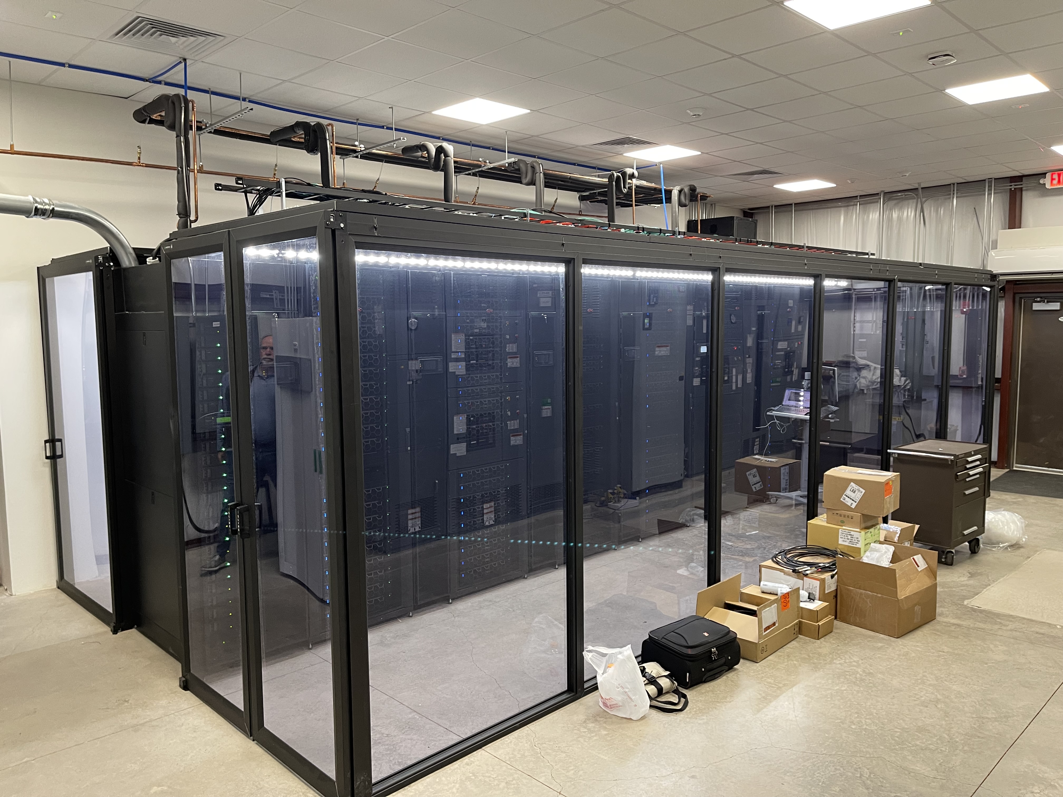 Photo in enclosure-installation